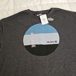 NEW Hurley Men's Graphic T-Shirt - Dark Gray Size XXL